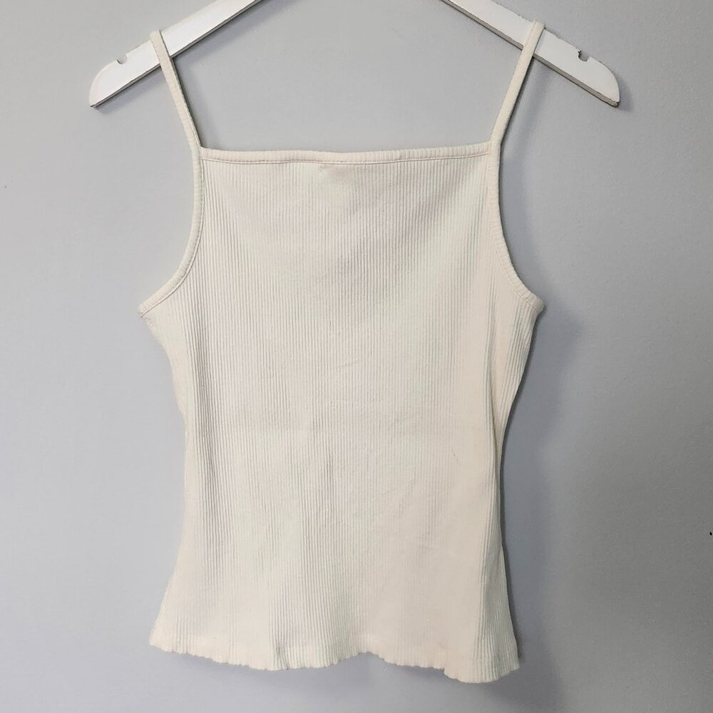 & OTHER STORIES | White Ribbed Tank